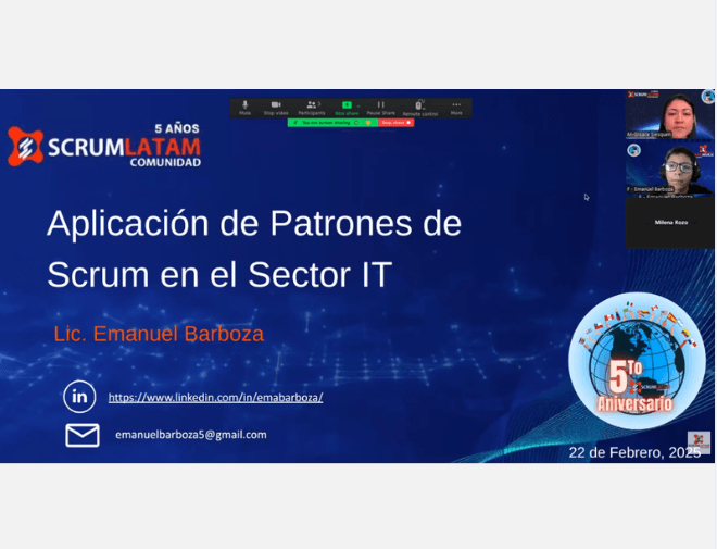 Aplicación de Patrones de Scrum en el Sector IT
